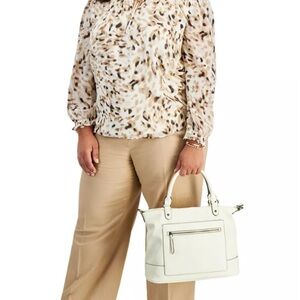 NEW WOMEN’S Style & Co Alabaster Hudsonn Tote Created for Macy's